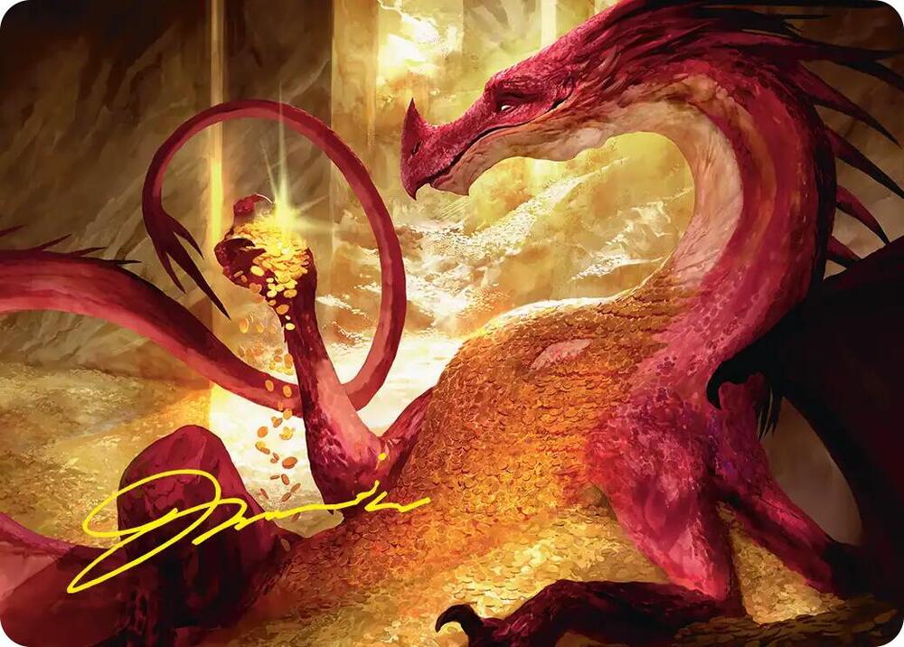 Gleaming Splendor Art Card (Gold-Stamped Signature) [Art Series: The Hobbit] 4