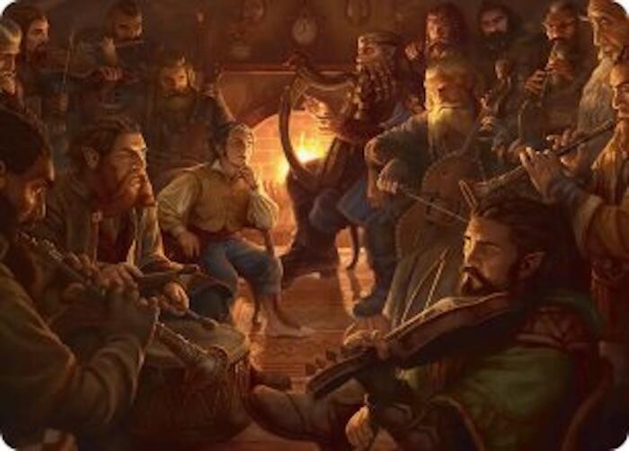 An Unexpected Party Art Card [Art Series: The Hobbit] 6