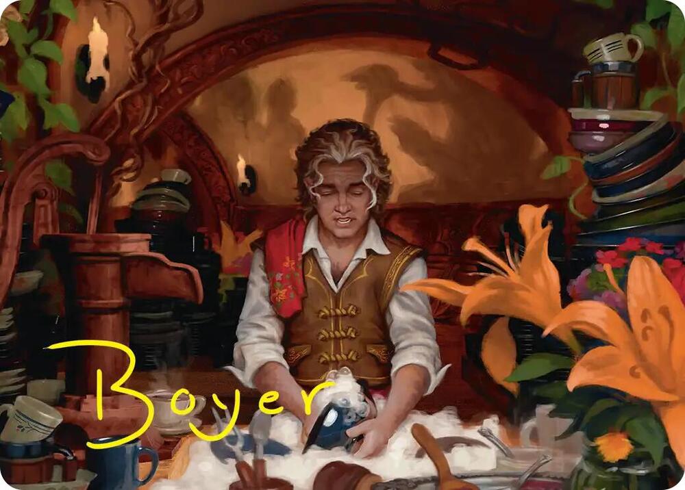Confusticate and Bebother Art Card (Gold-Stamped Signature) [Art Series: The Hobbit] 8
