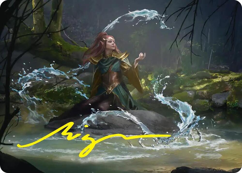 Mirkwood Meditator Art Card (Gold-Stamped Signature) [Art Series: The Hobbit] 10