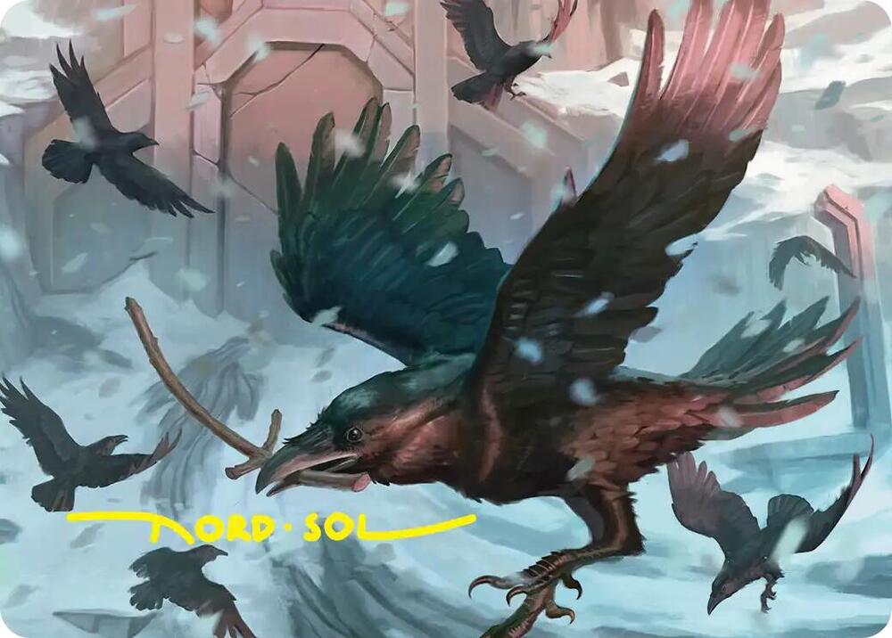 Ravenhill Flock Art Card (Gold-Stamped Signature) [Art Series: The Hobbit] 11
