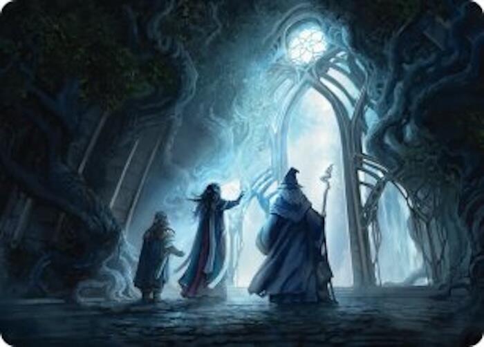 Uncover the Moon-Letters Art Card [Art Series: The Hobbit] 13