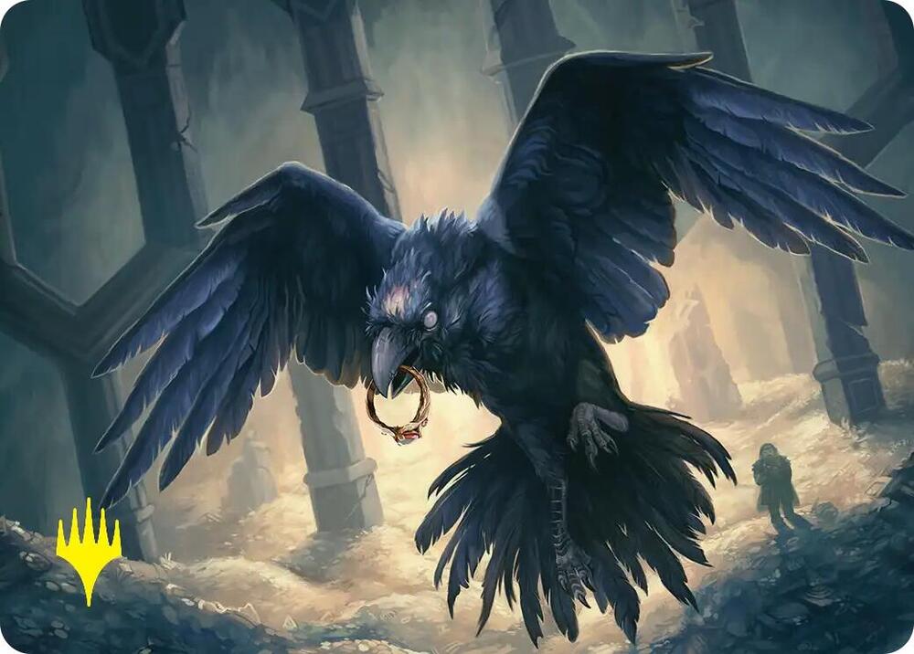 Most Decrepit Old Bird Art Card (Gold-Stamped) [Art Series: The Hobbit] 42