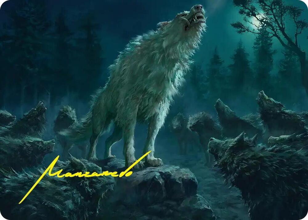 Reverent Howl Art Card (Gold-Stamped Signature) [Art Series: The Hobbit] 16