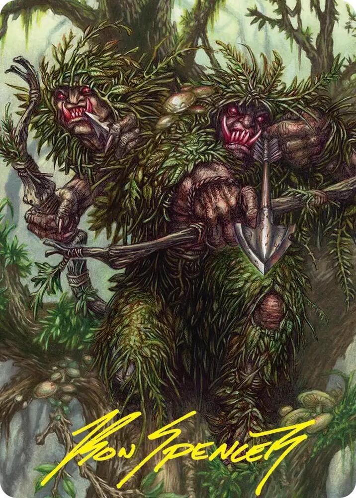 Orcish Bowmasters Art Card (Gold-Stamped Signature) [Art Series: The Hobbit] 30