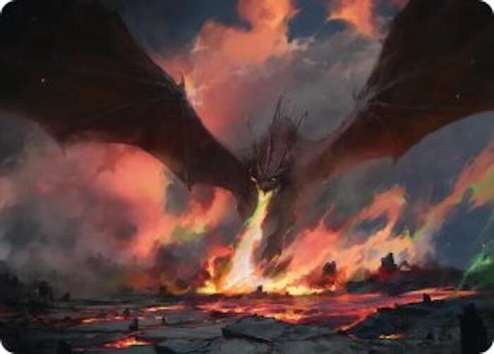 Smaug, the Great Calamity Art Card [Art Series: The Hobbit] 17