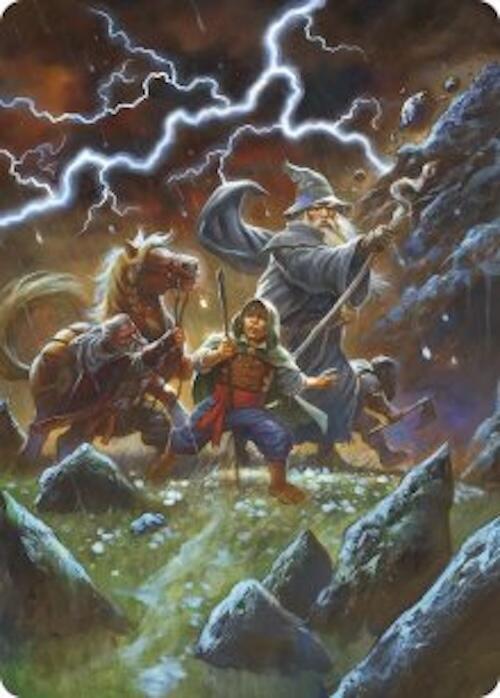 Call Forth the Tempest Art Card [Art Series: The Hobbit] 33