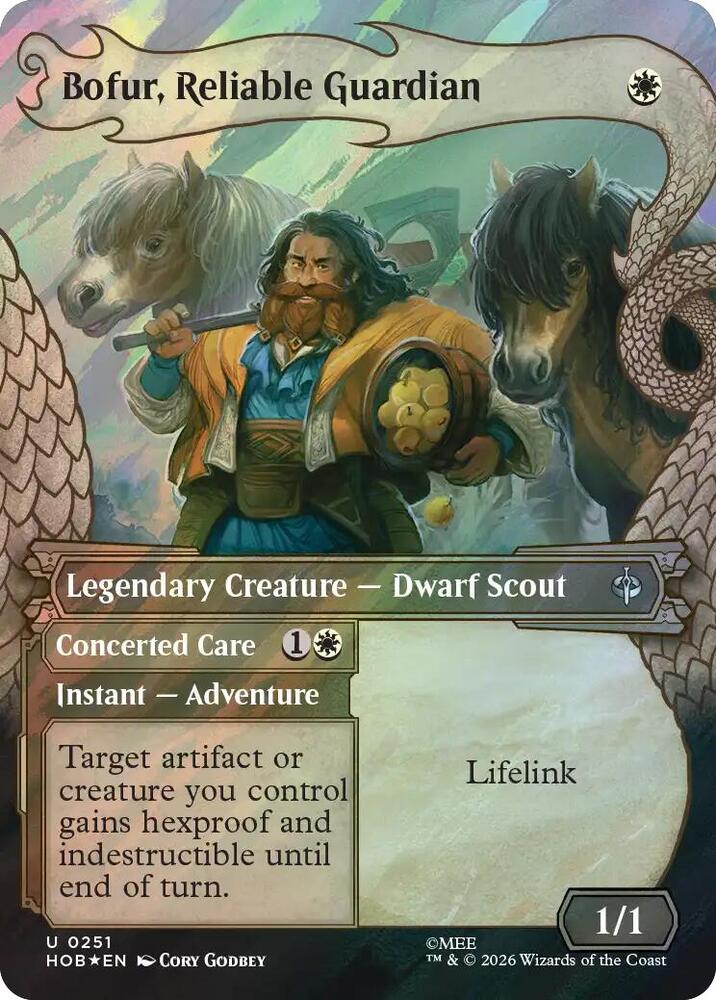 Bofur, Reliable Guardian (Showcase) (Surge Foil) [The Hobbit] 251