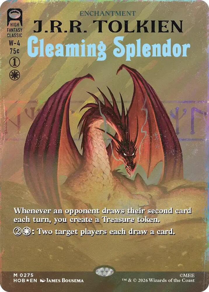 Gleaming Splendor (Borderless) (Surge Foil) [The Hobbit] 275