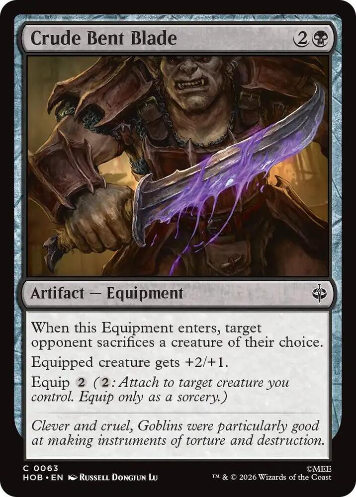 Crude Bent Blade [The Hobbit] 63