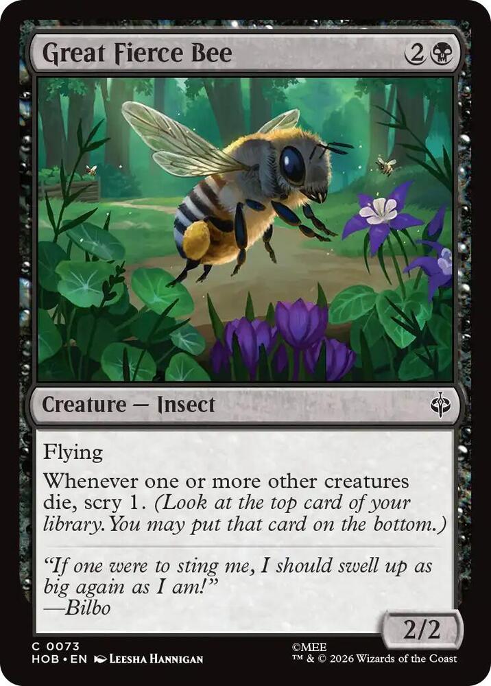 Great Fierce Bee [The Hobbit] 73
