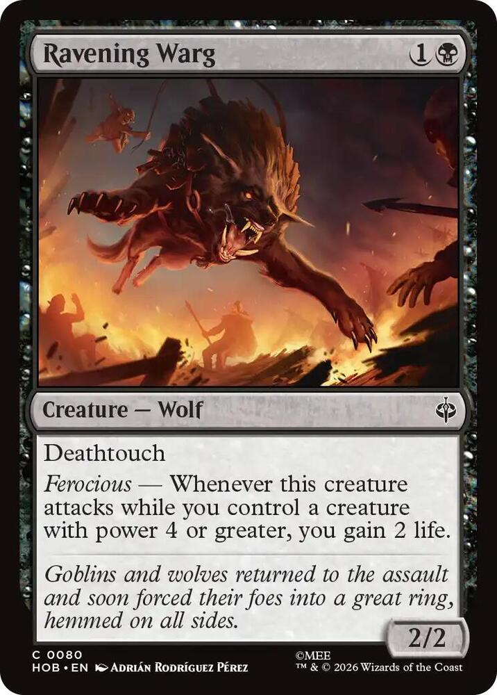 Ravening Warg [The Hobbit] 80