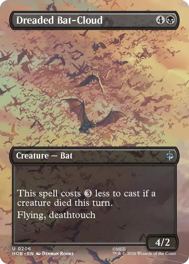Dreaded Bat-Cloud (Borderless) [The Hobbit] 206