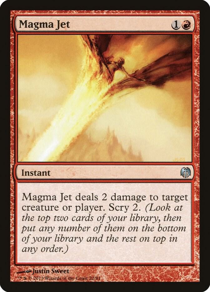 Magma Jet [Duel Decks: Heroes vs. Monsters] 22