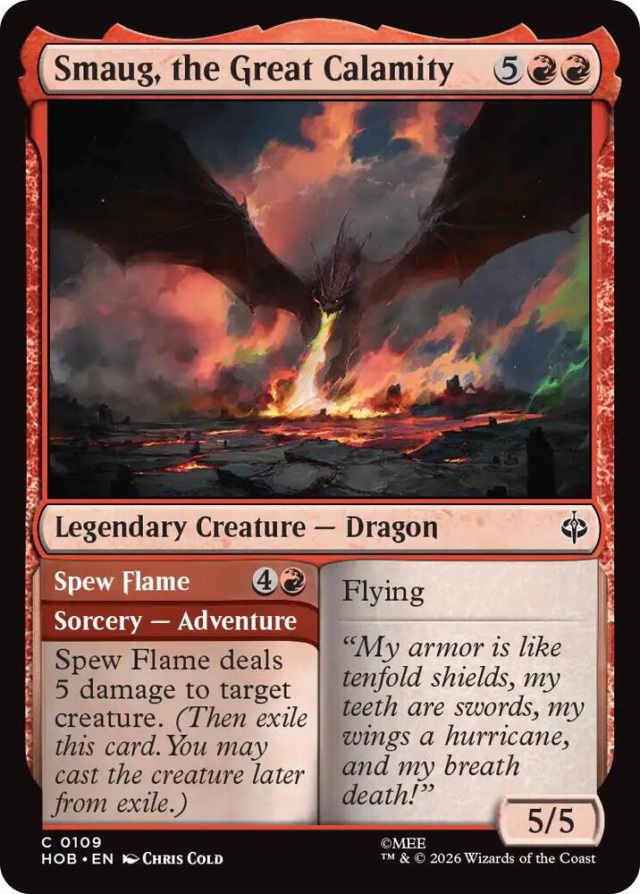 Smaug, the Great Calamity [The Hobbit] 109