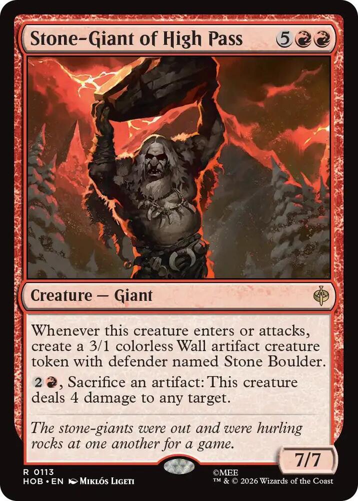 Stone-Giant of High Pass [The Hobbit] 113