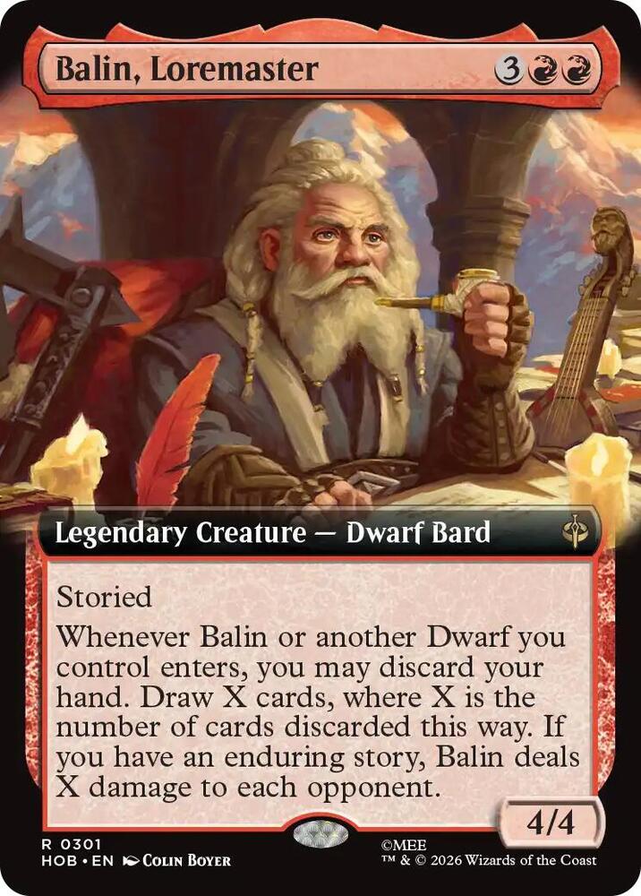 Balin, Loremaster (Extended Art) [The Hobbit] 301