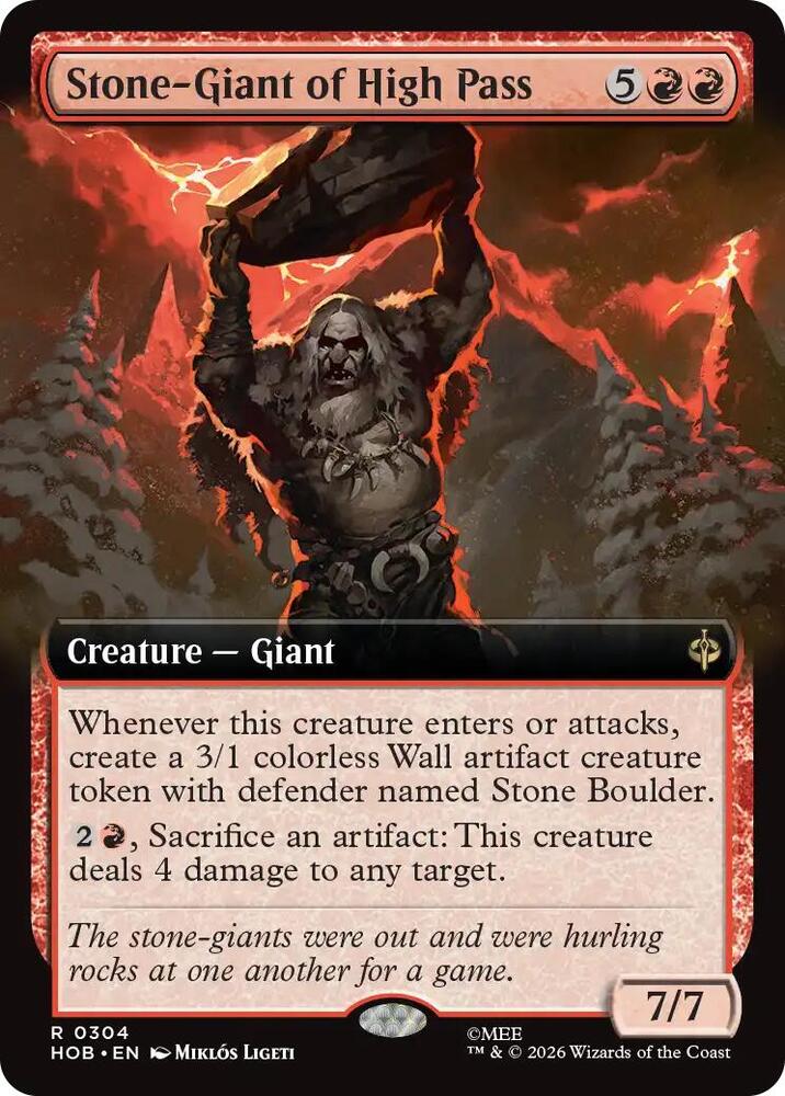 Stone-Giant of High Pass (Extended Art) [The Hobbit] 304