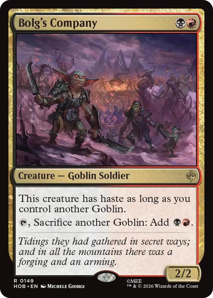 Bolg's Company [The Hobbit] 149