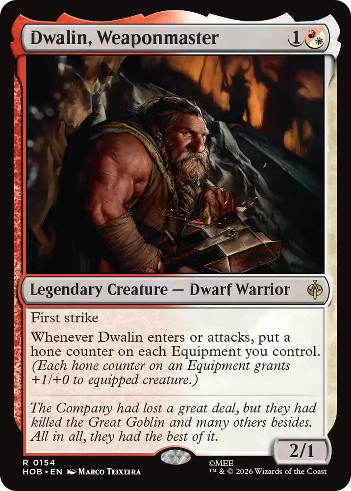 Dwalin, Weaponmaster [The Hobbit] 154