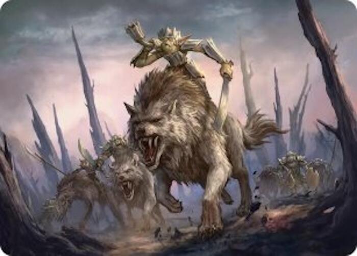 Signal the Onslaught Art Card [Art Series: The Hobbit] 52