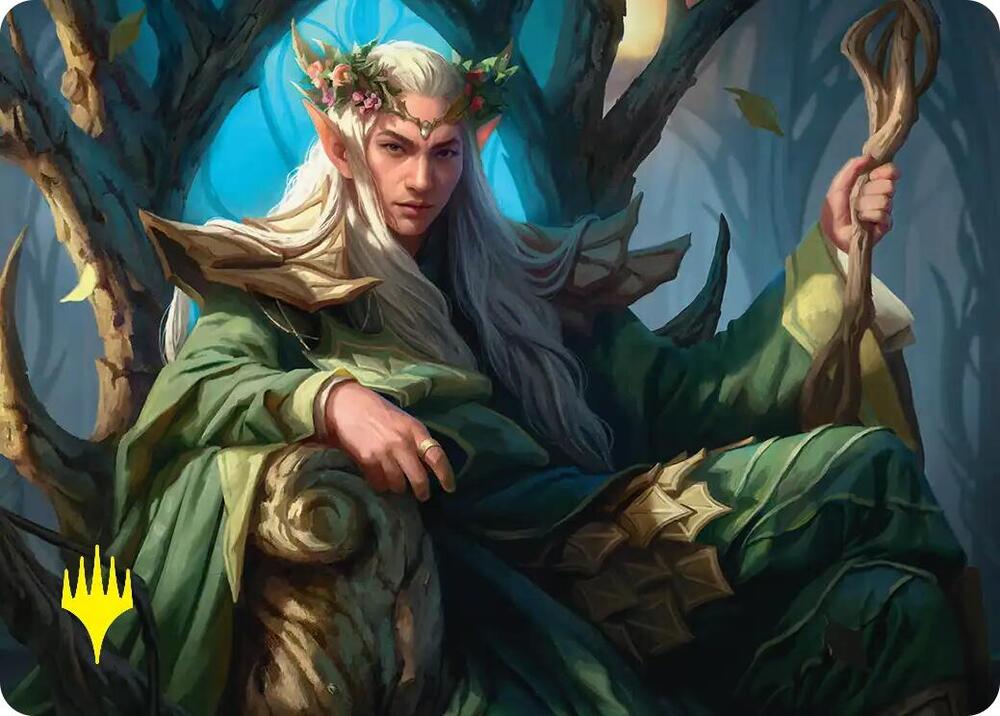 Thranduil, the Elvenking Art Card (Gold-Stamped) [Art Series: The Hobbit] 22