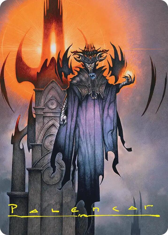 Sauron, the Lidless Eye Art Card (Gold-Stamped Signature) [Art Series: The Hobbit] 36