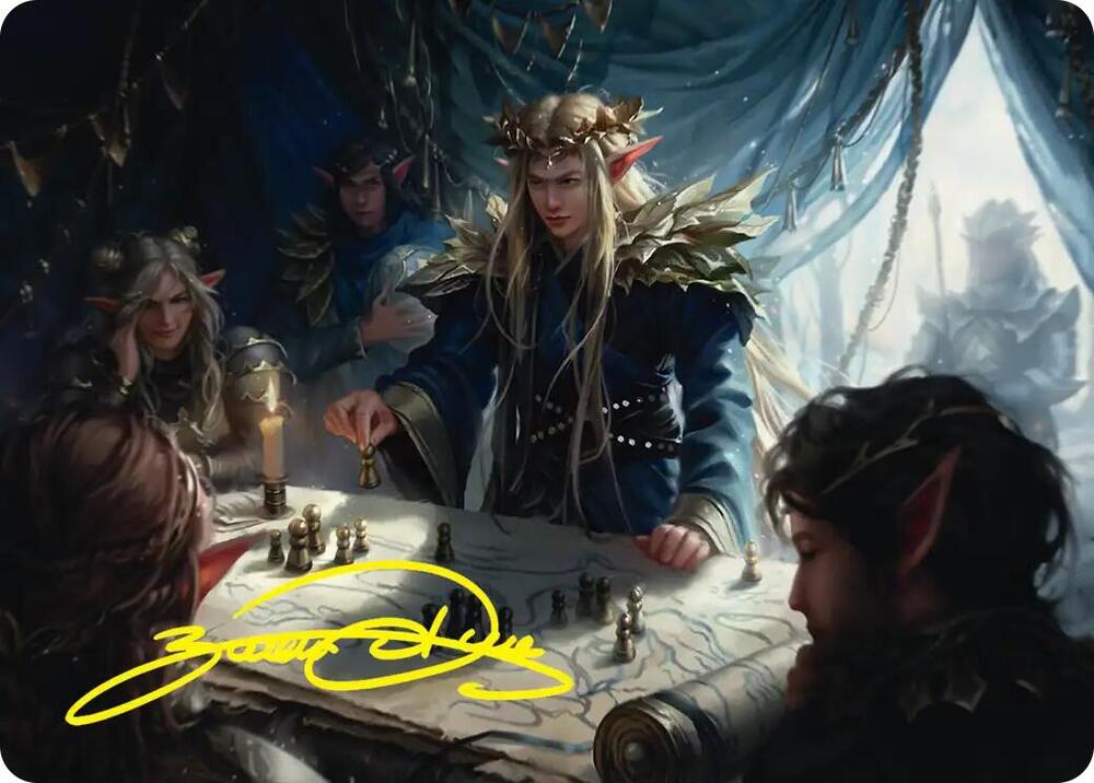 Thranduil the Strategist Art Card (Gold-Stamped Signature) [Art Series: The Hobbit] 49