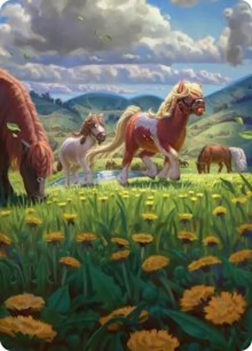 Troop of Ponies Art Card [Art Series: The Hobbit] 1