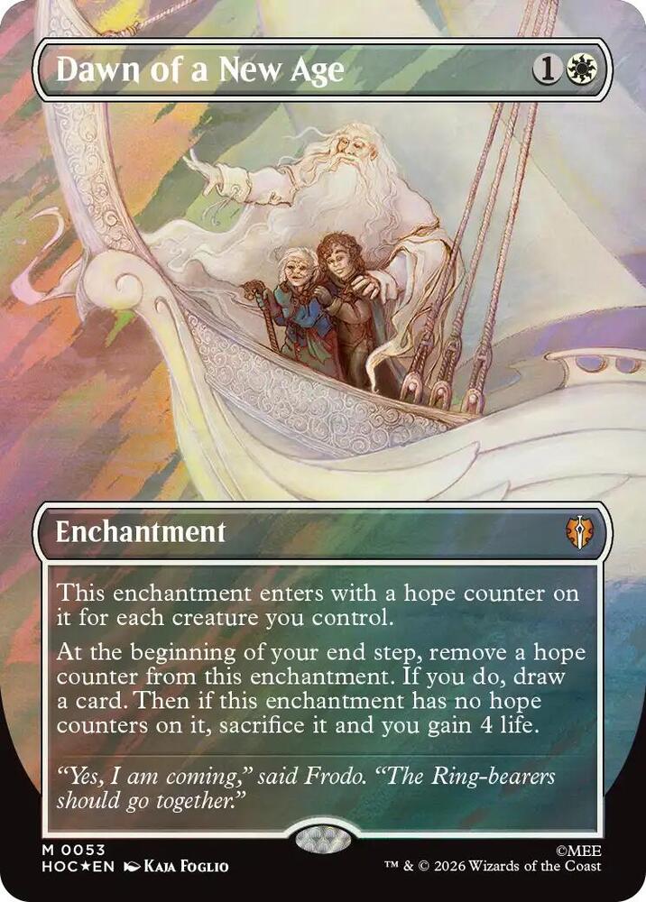 Dawn of a New Age (Borderless) (Surge Foil) [The Hobbit: Eternal-Legal] 53