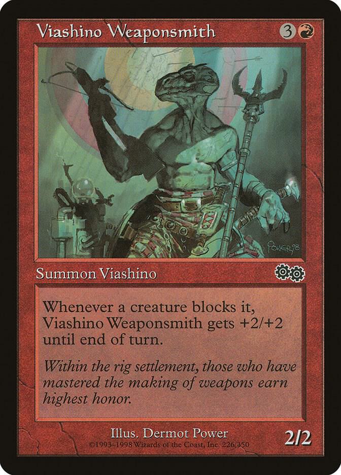 Viashino Weaponsmith [Urza's Saga] 226