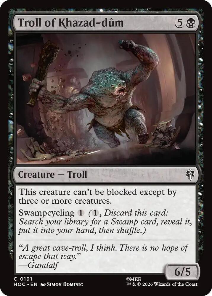 Troll of Khazad-dum [The Hobbit: Eternal-Legal] 191