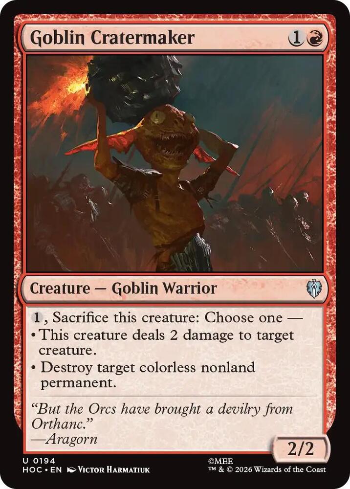 Goblin Cratermaker [The Hobbit: Eternal-Legal] 194