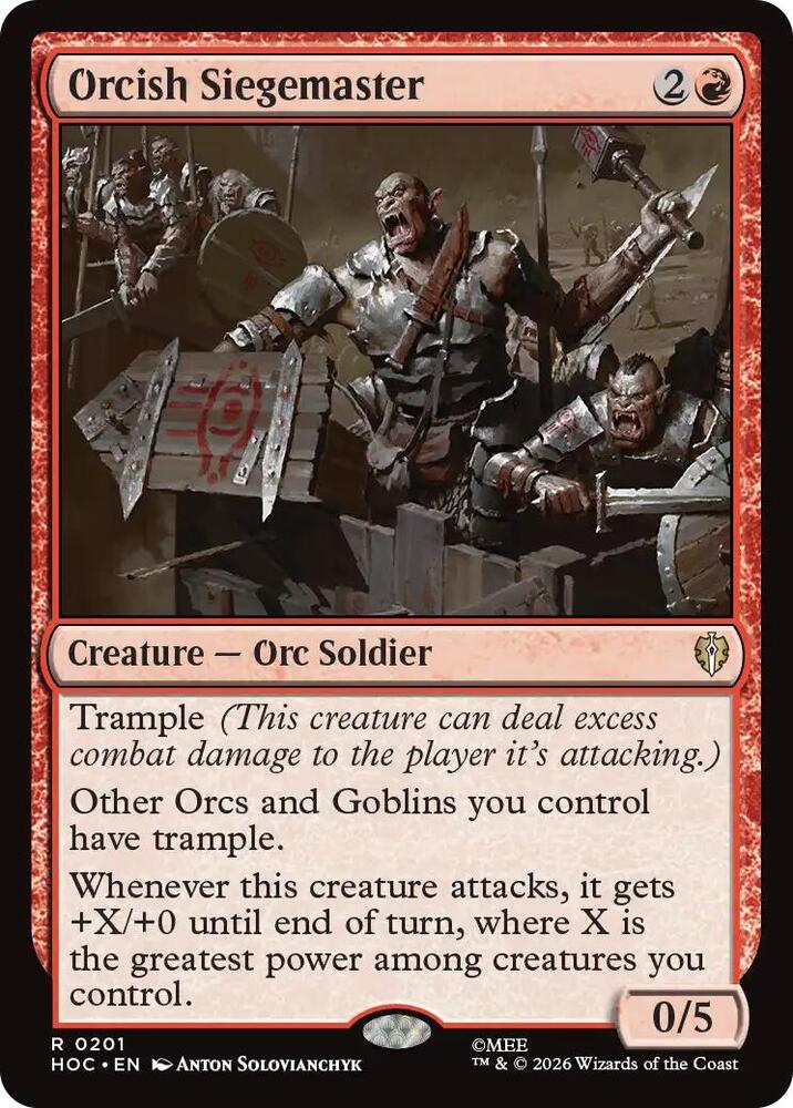 Orcish Siegemaster [The Hobbit: Eternal-Legal] 201