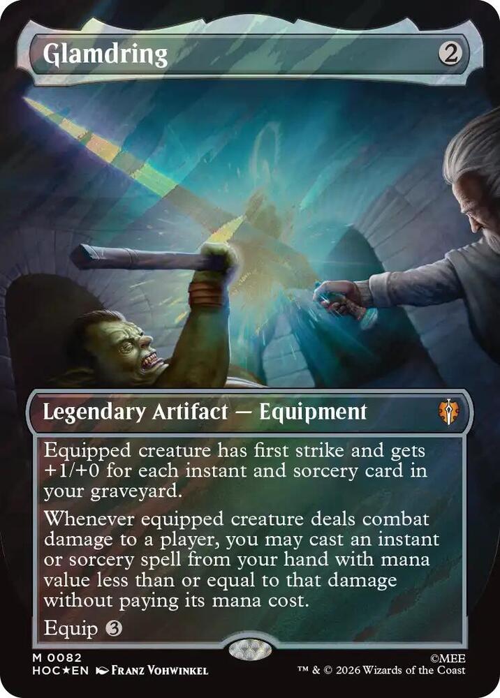Glamdring (Borderless) (Surge Foil) [The Hobbit: Eternal-Legal] 82