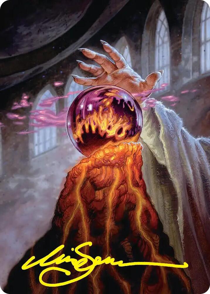 Palantir of Orthanc Art Card (Gold-Stamped Signature) [Art Series: The Hobbit] 37