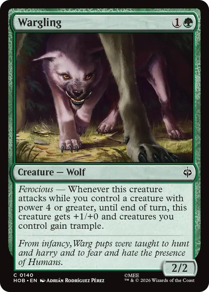 Wargling [The Hobbit] 140