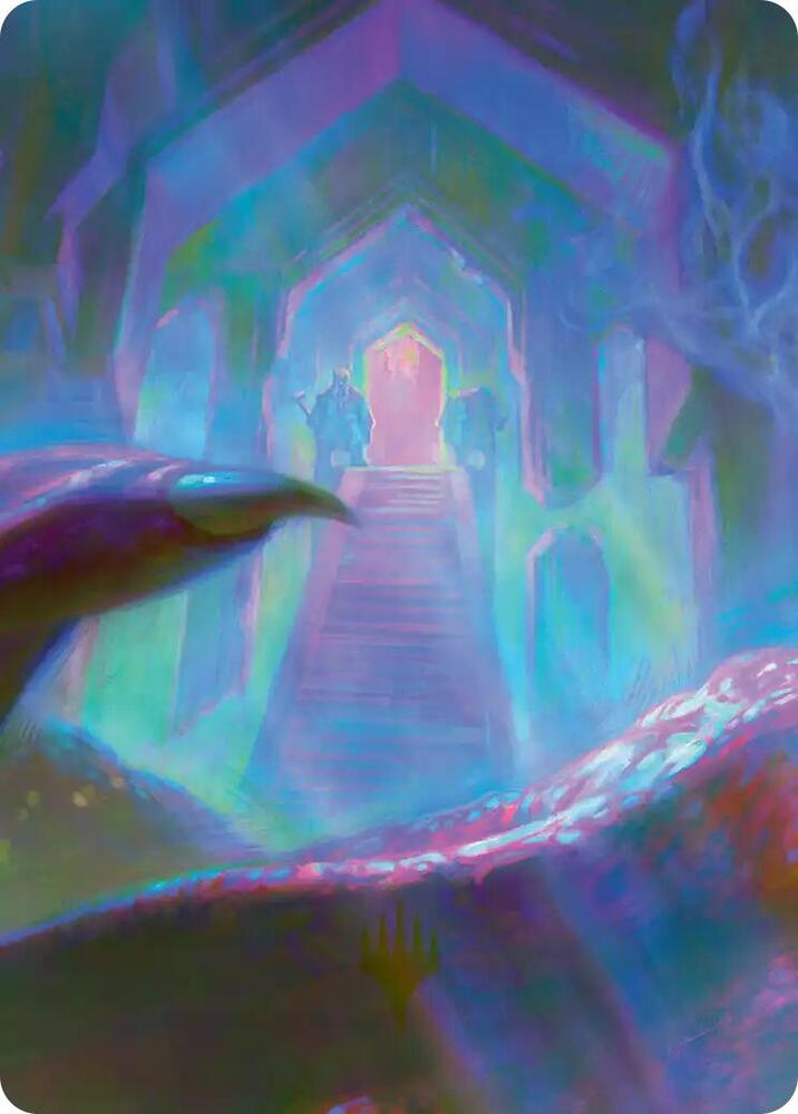 Dragon-Cursed Halls Art Card (8/12) [Art Series: The Hobbit] 8