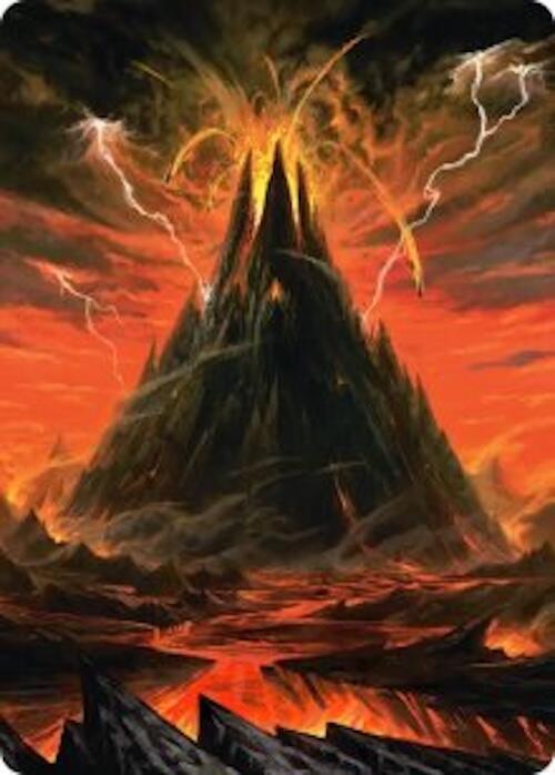 Mount Doom Art Card [Art Series: The Hobbit] 39