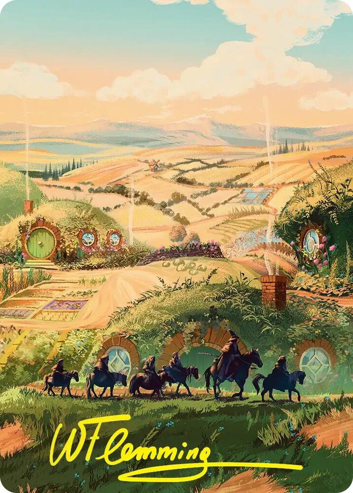 Plains Art Card (Gold-Stamped Signature) [Art Series: The Hobbit] 41