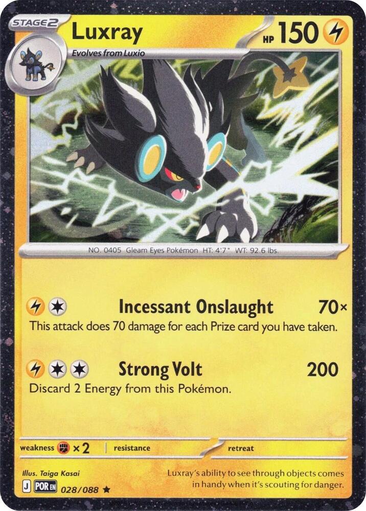Luxray - 028/088 (Cosmos Holo) [Blister Exclusives] 028/088