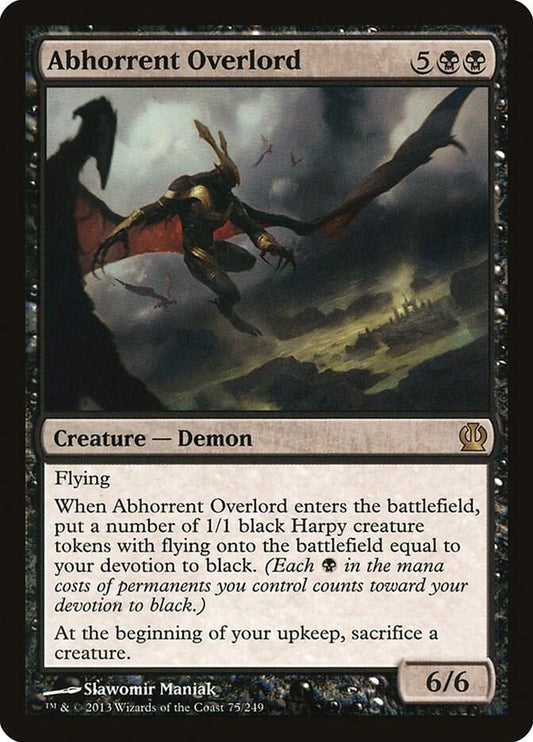 Abhorrent Overlord [Theros] 75