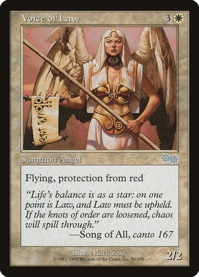 Voice of Law [Urza's Saga] 55