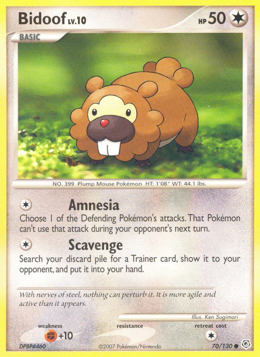 Bidoof - 70/130 Diamond & Pearl