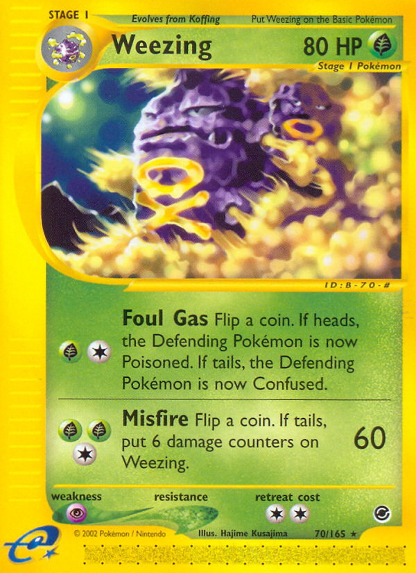 Weezing - 70/165 Expedition Base Set