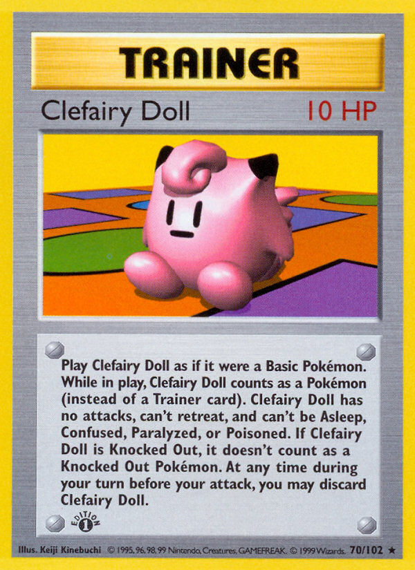 Clefairy Doll - 70/102 Base