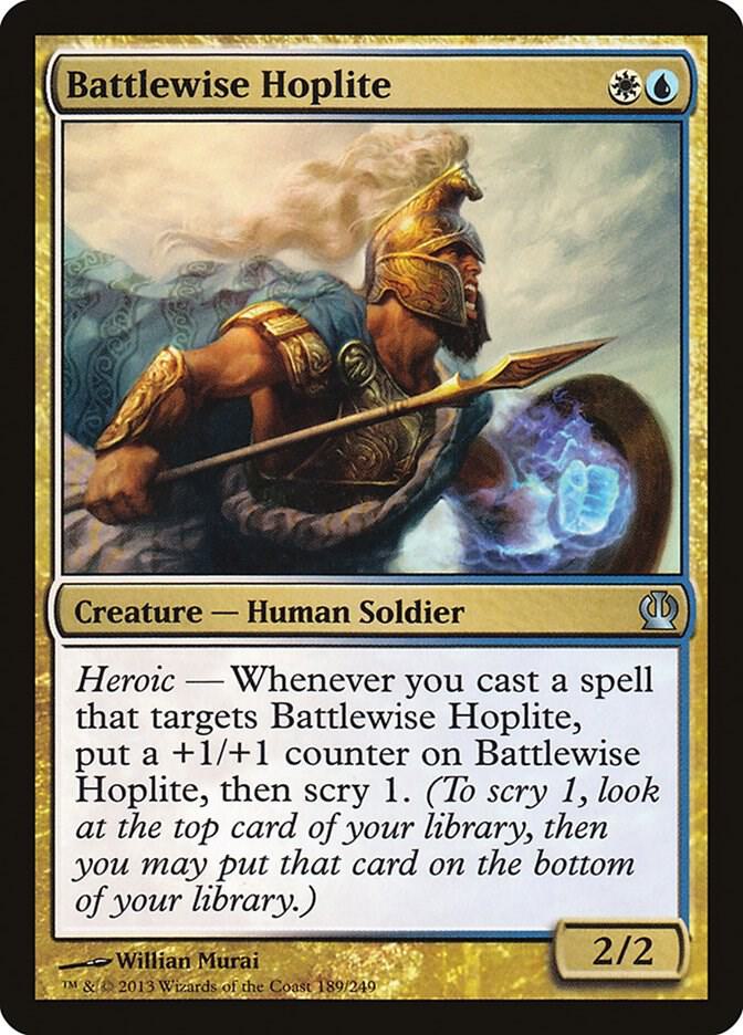 Battlewise Hoplite [Theros] 189