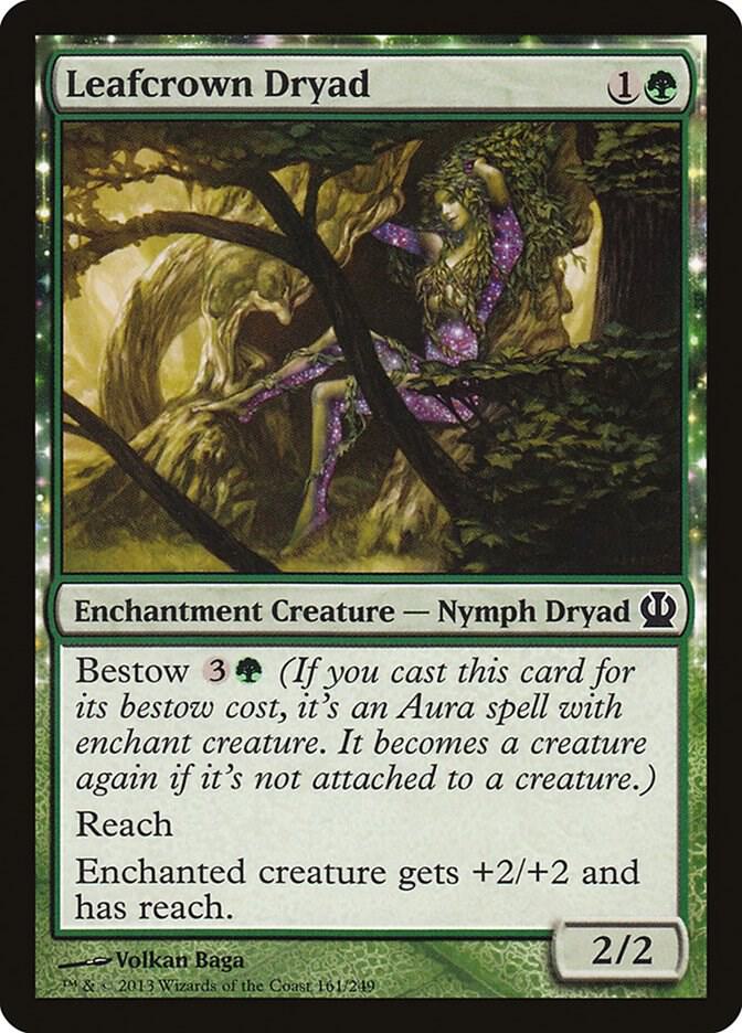 Leafcrown Dryad [Theros] 161