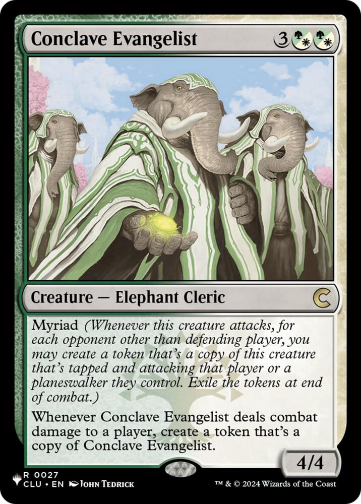Conclave Evangelist [The List Reprints] 27