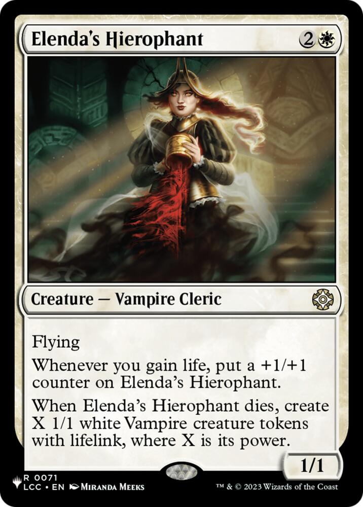 Elenda's Hierophant [The List Reprints] 71